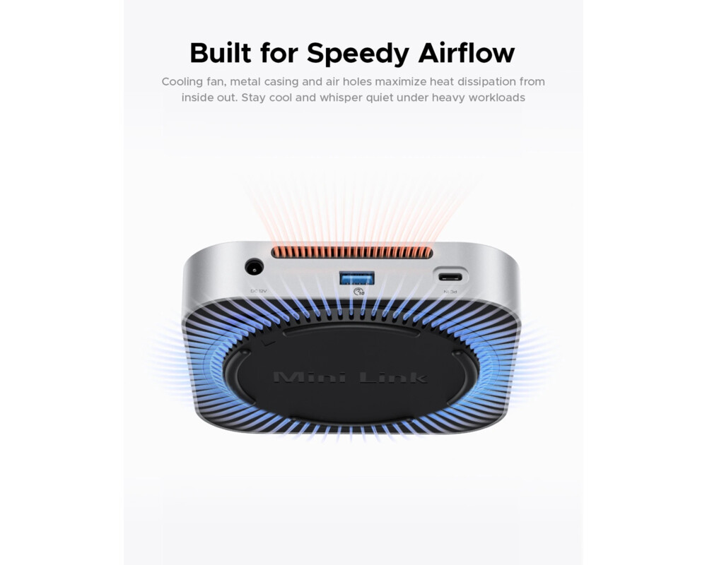 Аксесоар за съхранение Orico докинг станция SSD Docking station M.2 NVMe - USB4 6