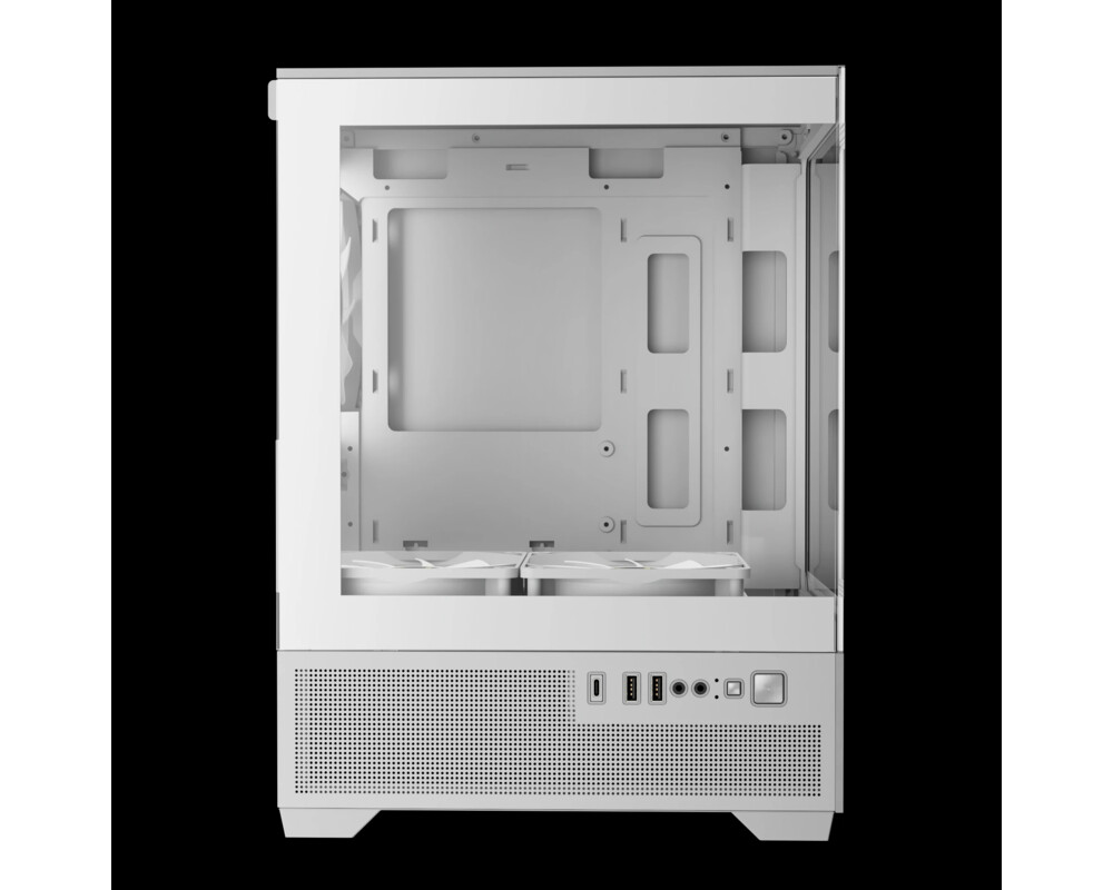 Кутия Gamdias mATX - AURA GC9M Elite White - 3 x 120 mm A-RGB 5