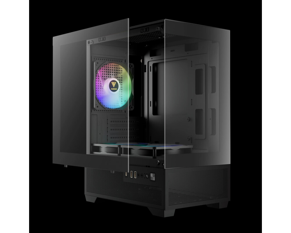 Кутия Gamdias mATX - AURA GC9M Elite - 3 x 120 mm A-RGB 4