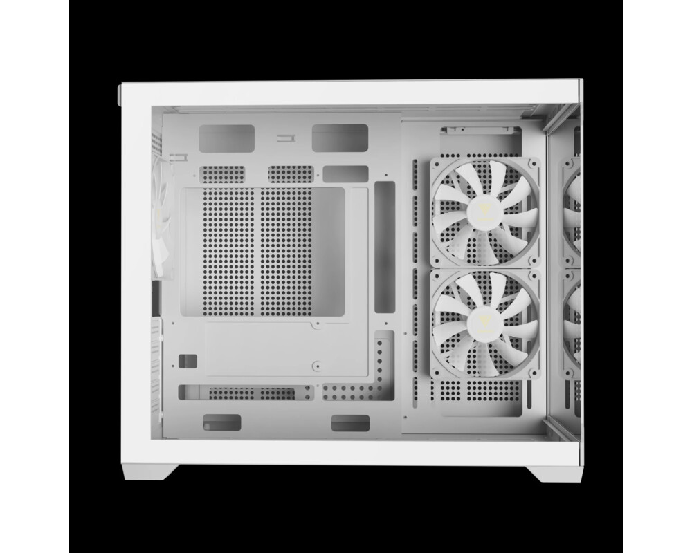 Кутия Gamdias mATX - AURA GC10M v2 White - 3 x 120 mm A-RGB 7