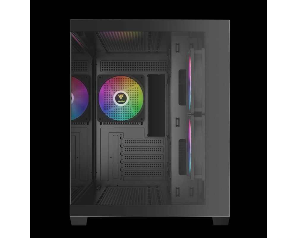 Кутия Gamdias mATX - AURA GC10M v2 - 3 x 120 mm A-RGB 4