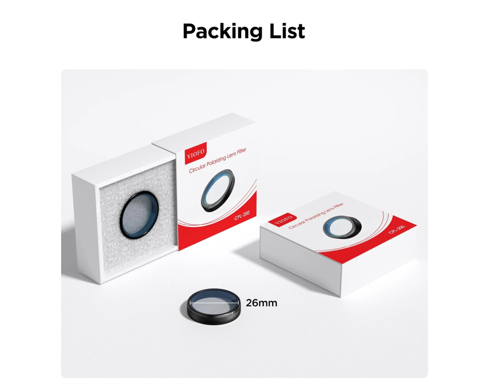 Видеорегистратор VIOFO Поляризиращ филтър Polarizing Lens... 10
