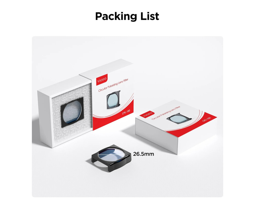 Видеорегистратор VIOFO Поляризиращ филтър Polarizing Lens... 10