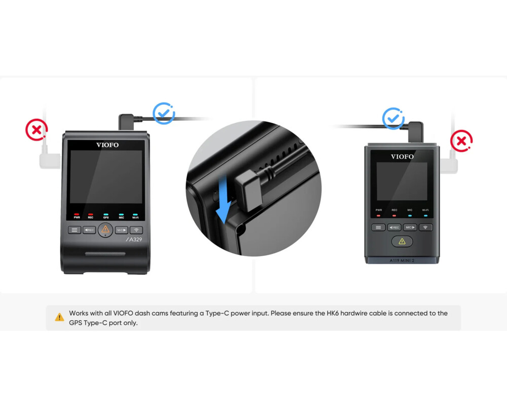 Видеорегистратор VIOFO Hardwire Kit - HK6 Type-C - Low Vo... 8
