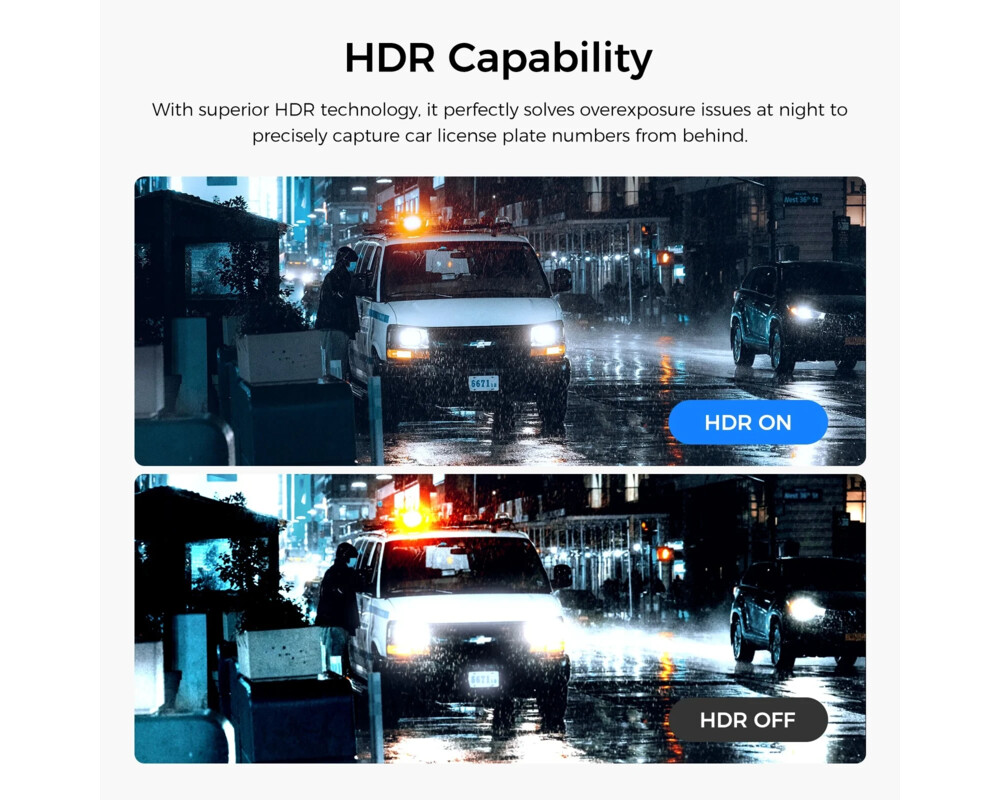 Видеорегистратор VIOFO водоустойчива камера за заден ход Waterproof Rear Camera - RWC200 - 2K Quad HD 6