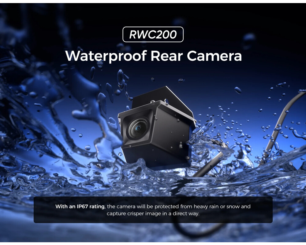 Видеорегистратор VIOFO водоустойчива камера за заден ход Waterproof Rear Camera - RWC200 - 2K Quad HD 9