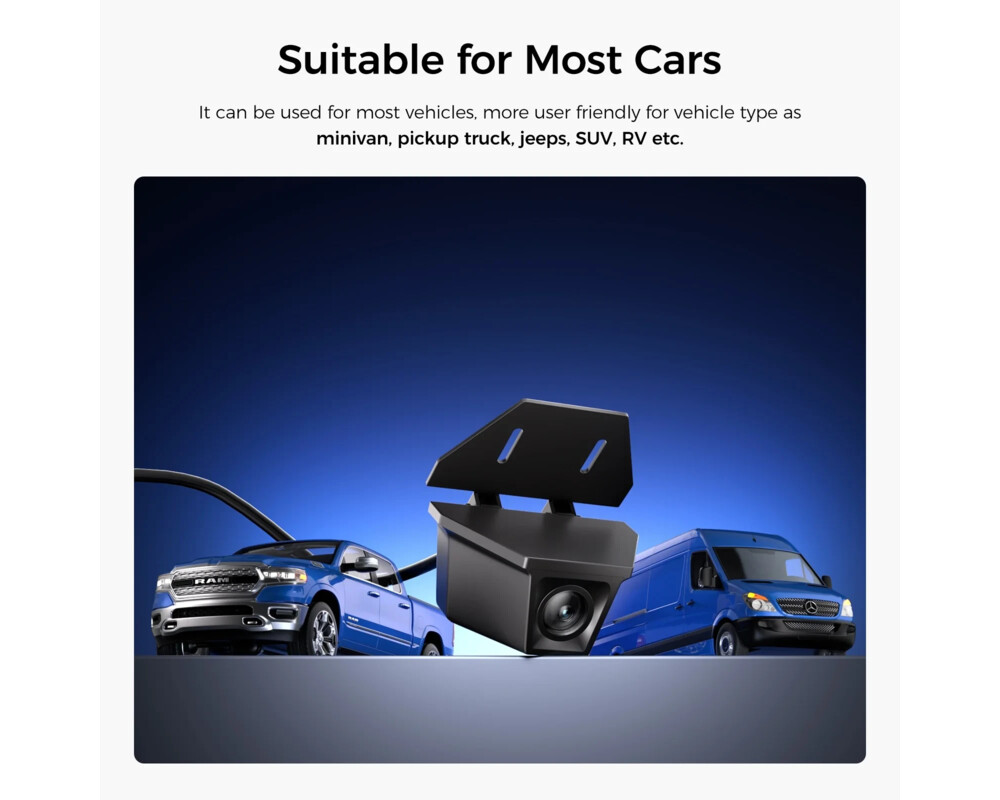 Видеорегистратор VIOFO водоустойчива камера за заден ход Waterproof Rear Camera - RWC200 - 2K Quad HD 8