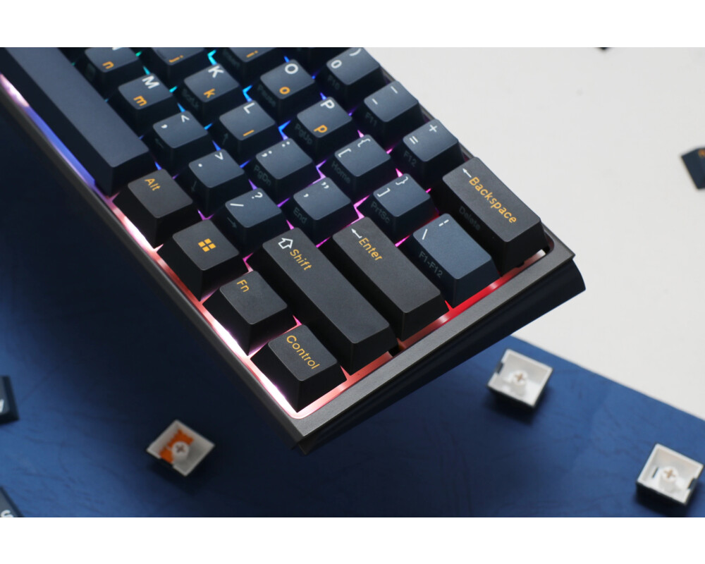 Клавиатура Ducky професионална геймърска механична клавиатура Professional Gaming Mechanical Keyboard One 3 Pro Mini Nazca Line - 8K 12