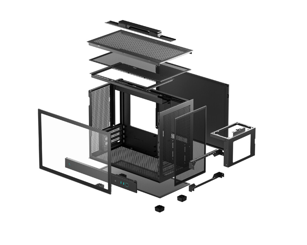 Кутия DeepCool mATX - CH160 PLUS 10