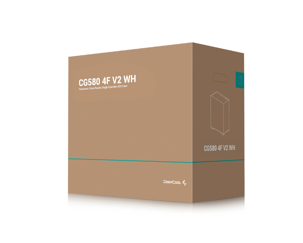 Кутия DeepCool ATX - CG580 4F WH V2 13
