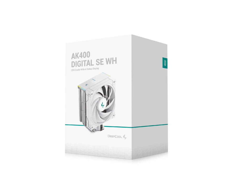 Охладител за процесор DeepCool AK400 DIGITAL SE WH - LGA1851/A... 9