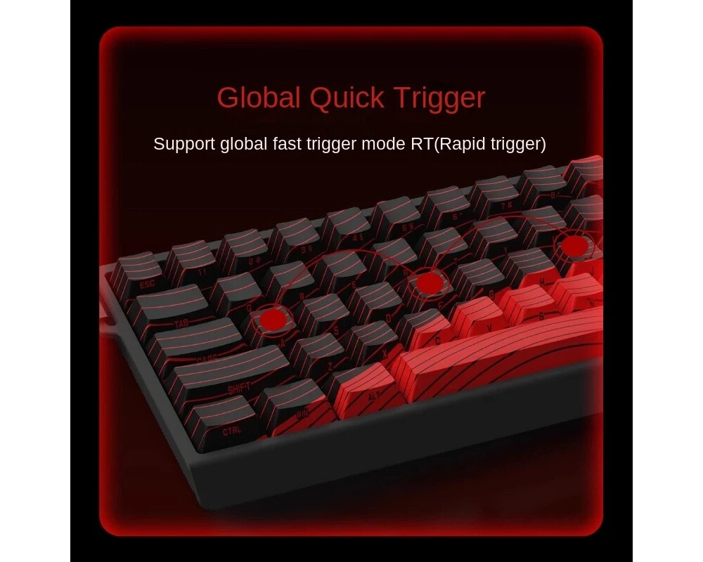 Клавиатура Madlions професионална геймърска механична клавиатура Professional Gaming Mechanical Keyboard MAD 68 HE Flagship V2 - 8K 4