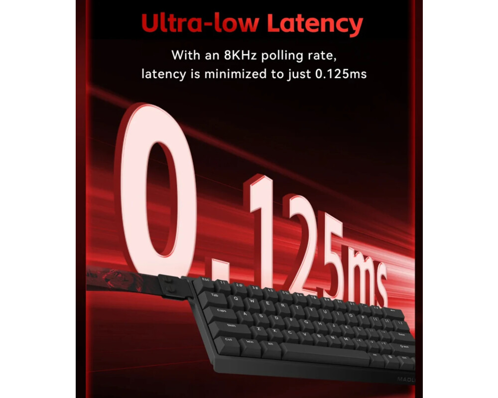 Клавиатура Madlions професионална геймърска механична клавиатура Professional Gaming Mechanical Keyboard MAD 60 HE Flagship V2 - 8K 6