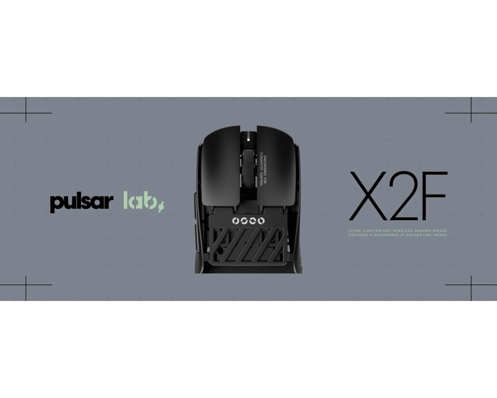 Мишка Pulsar професионална Wireless Gaming Mouse X2F Black [Pulsar LAB] - 8K 5