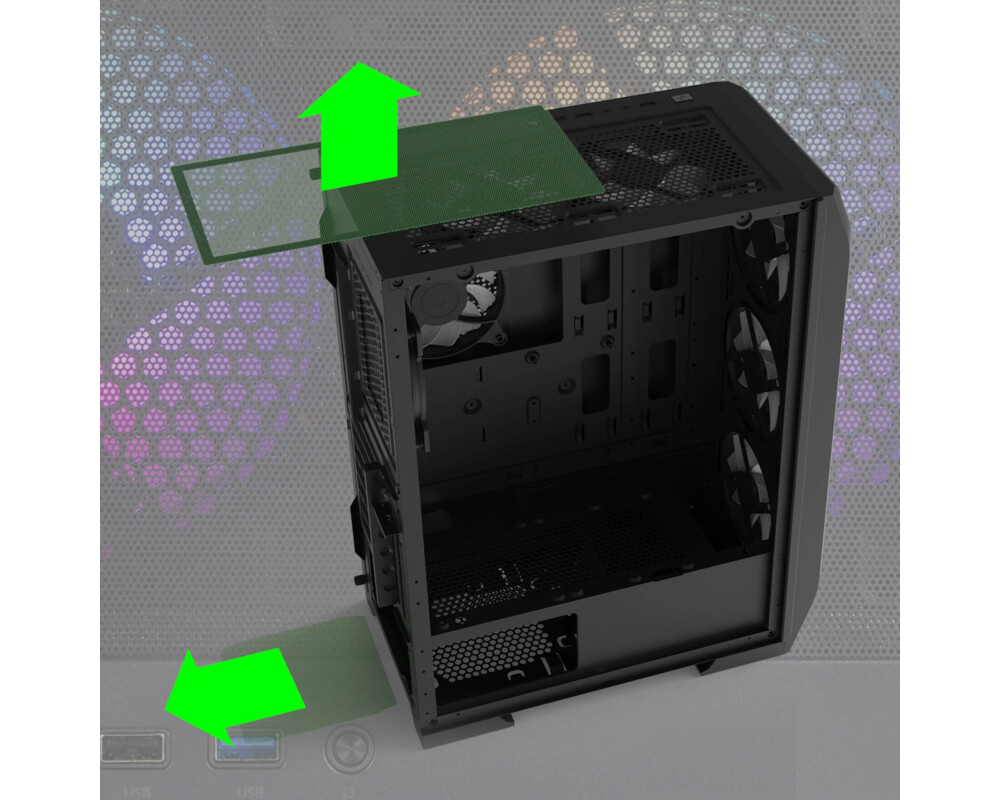 Кутия Zalman ATX - N7 PLUS - 7 fans included 14