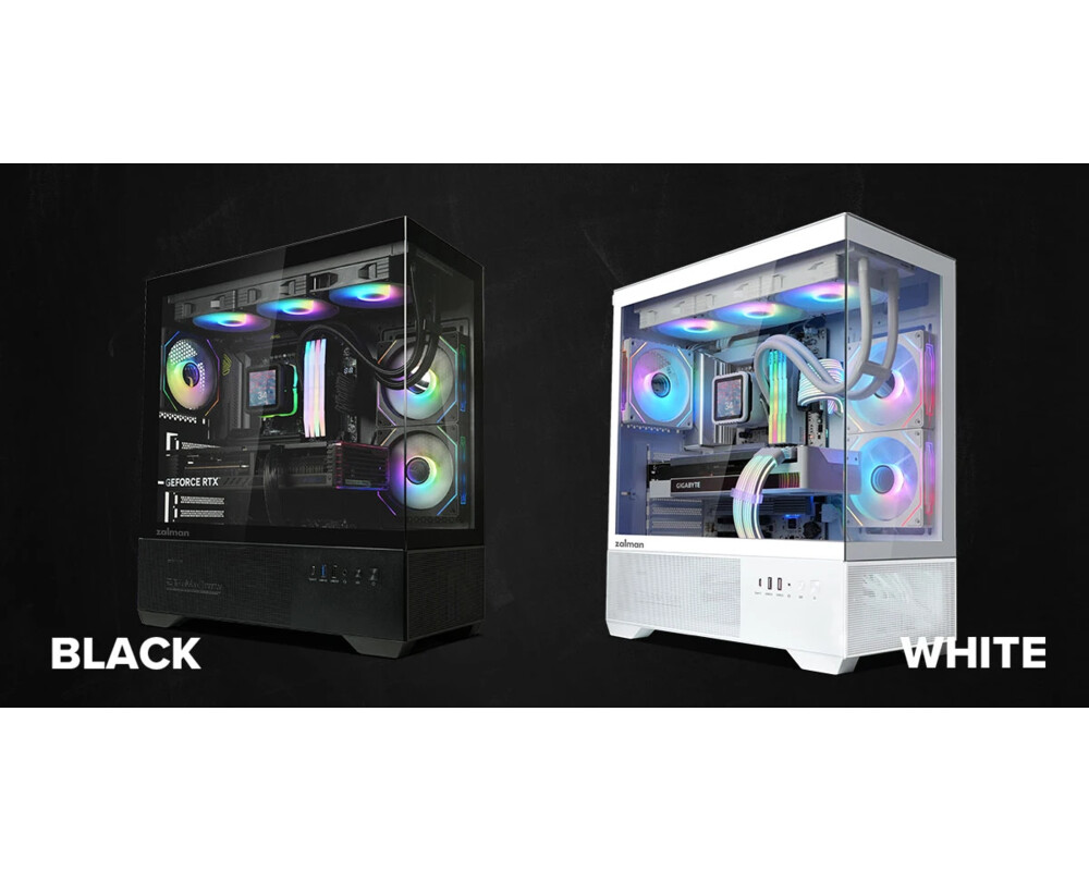 Кутия Zalman ATX - Chronix BLACK - 3 x 120 mm A-RGB 12