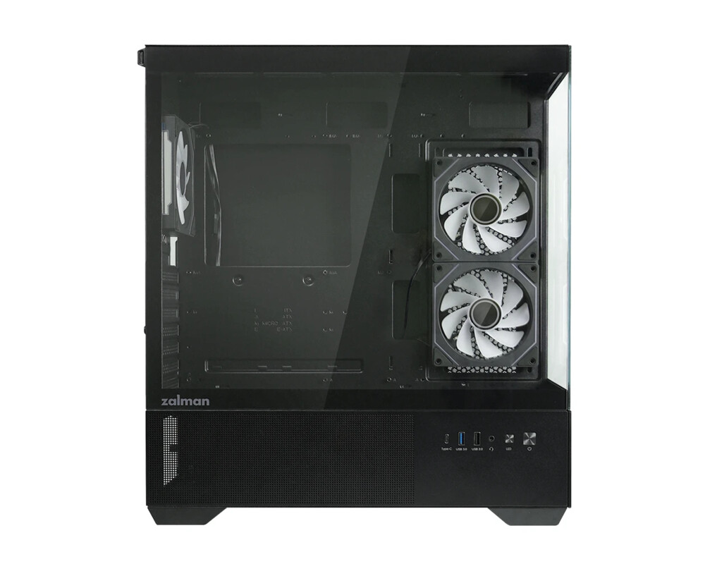 Кутия Zalman ATX - Chronix BLACK - 3 x 120 mm A-RGB 9