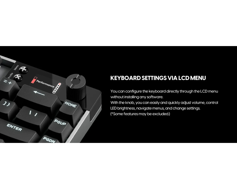 Клавиатура Pulsar професионална геймърска механична клавиатура Professional Gaming Mechanical Keyboard eS HE 70 ANSI Black - 8K 11
