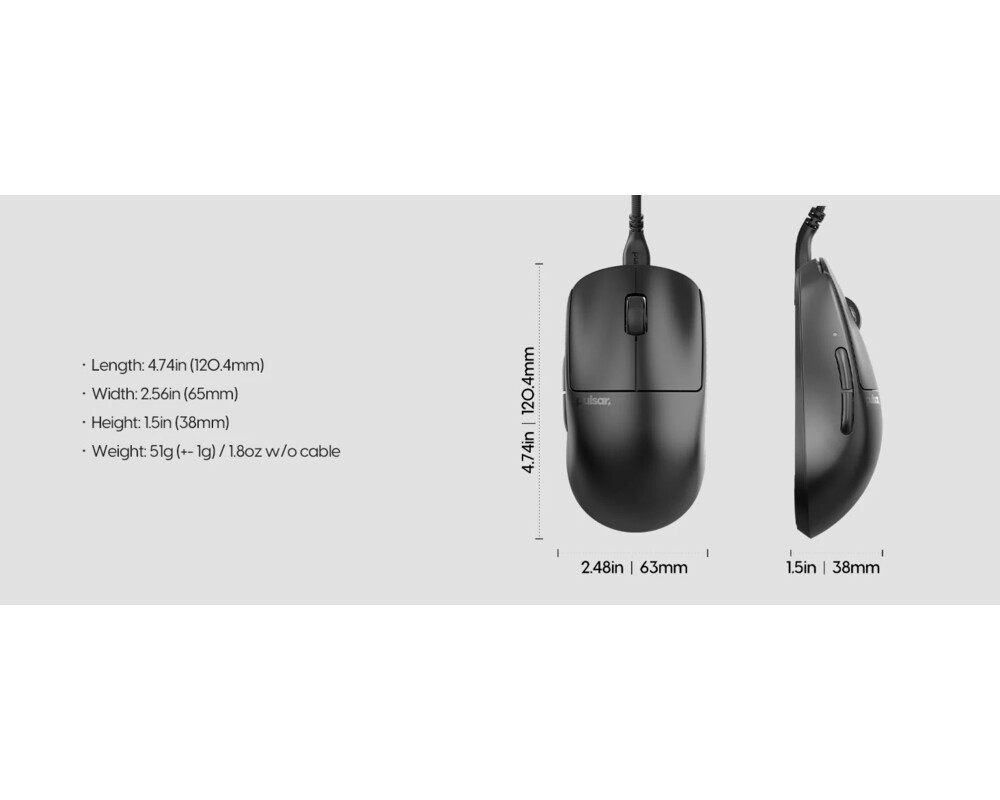 Мишка Pulsar професионална Wired Gaming Mouse... 11