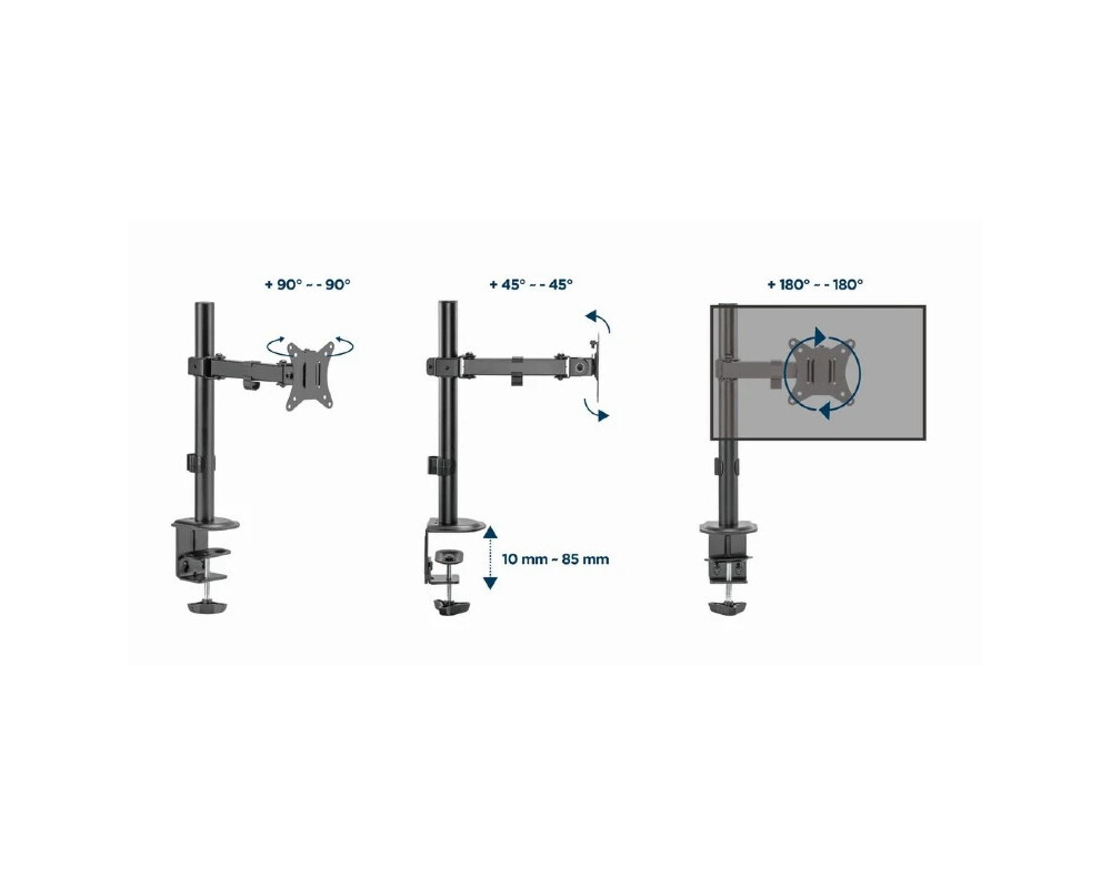 Стойка Gembird - MA-D1-03 - 1 Monitor 12
