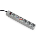 <span>Електрически филтър</span> Gembird Surge Protector - SPG6-B-6C - 6 x Schuko <span class='catalog-num-in-name'>SPG6-B-6C</span> - 