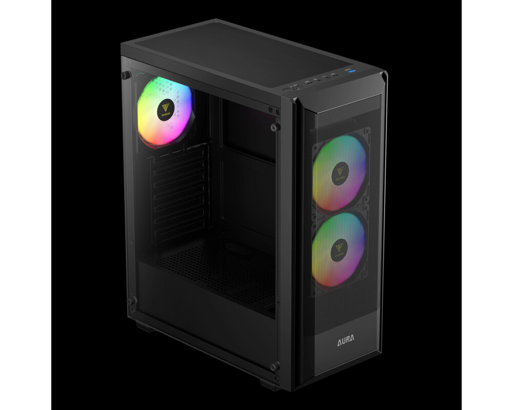 Кутия Gamdias ATX - AURA GC6 ELITE ARGB BK - Addressable RGB 5
