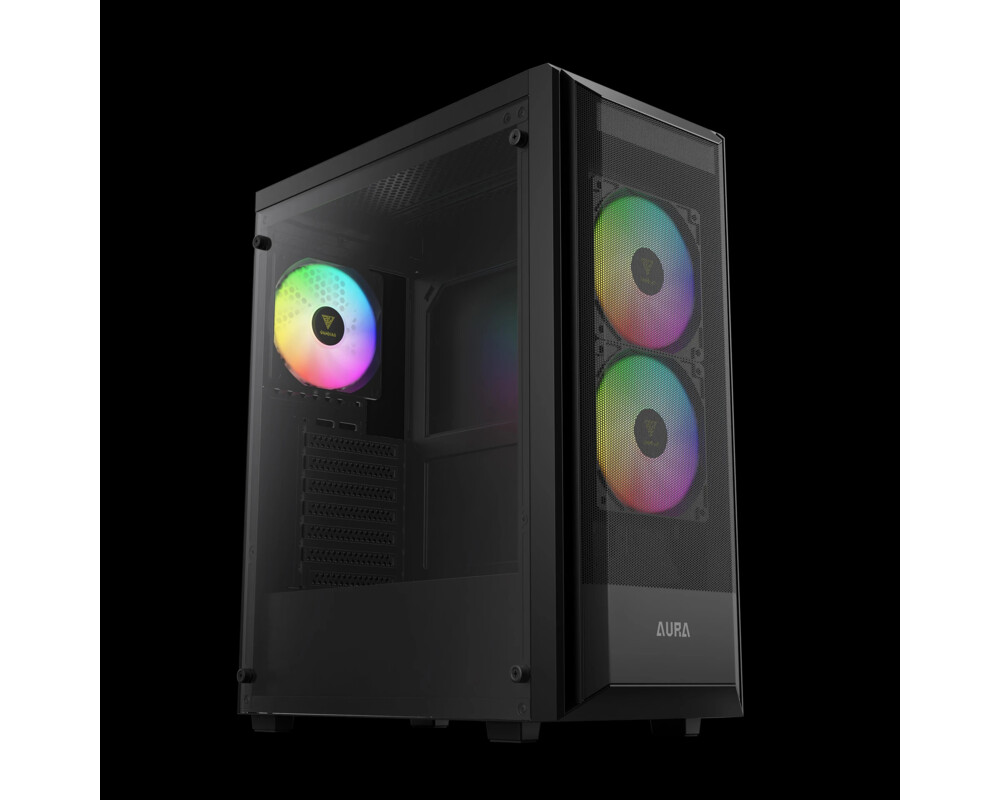 Кутия Gamdias ATX - AURA GC6 ELITE ARGB BK - Addressable RGB 2
