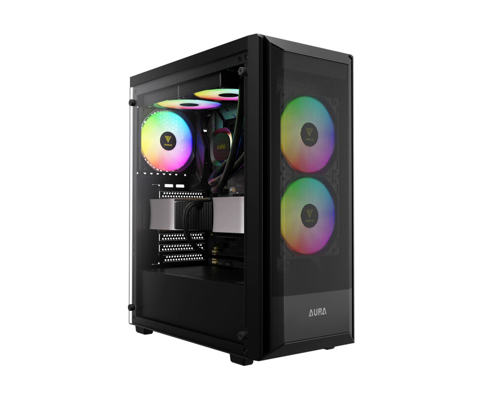 Кутия Gamdias ATX - AURA GC6 ELITE ARGB BK - Addressable RGB