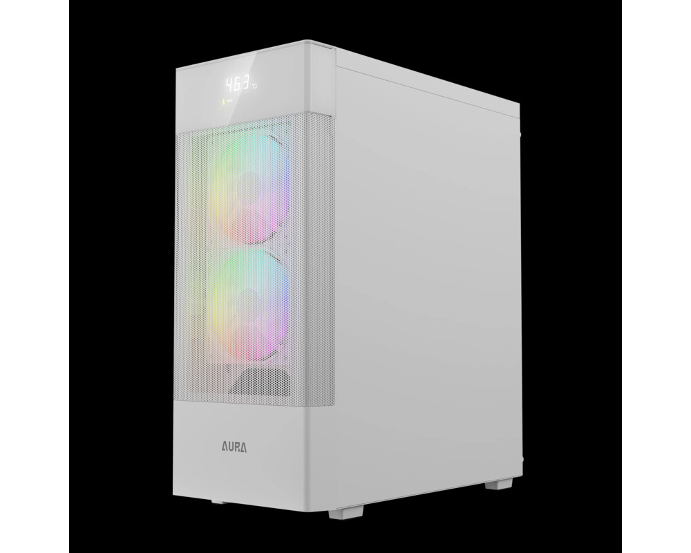 Кутия Gamdias ATX - AURA GC5 ELITE ARGB WH - Addressable RGB 6