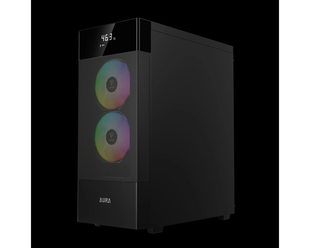 Кутия Gamdias ATX - AURA GC5 ELITE ARGB BK - Addressable RGB 6