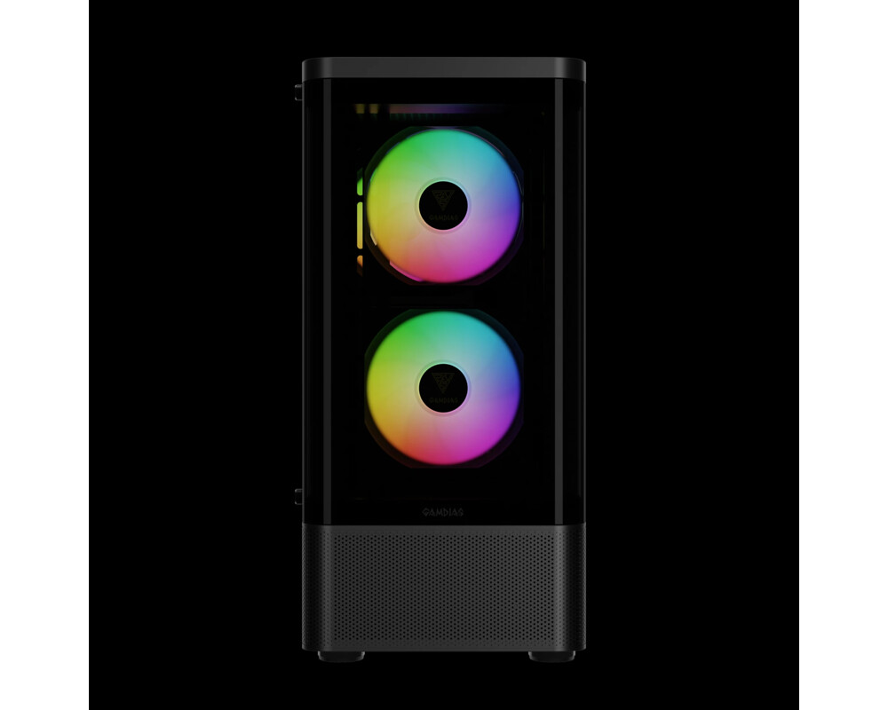 Кутия Gamdias ATX - TALOS E3 CG - 3 x 120 mm A-RGB 4