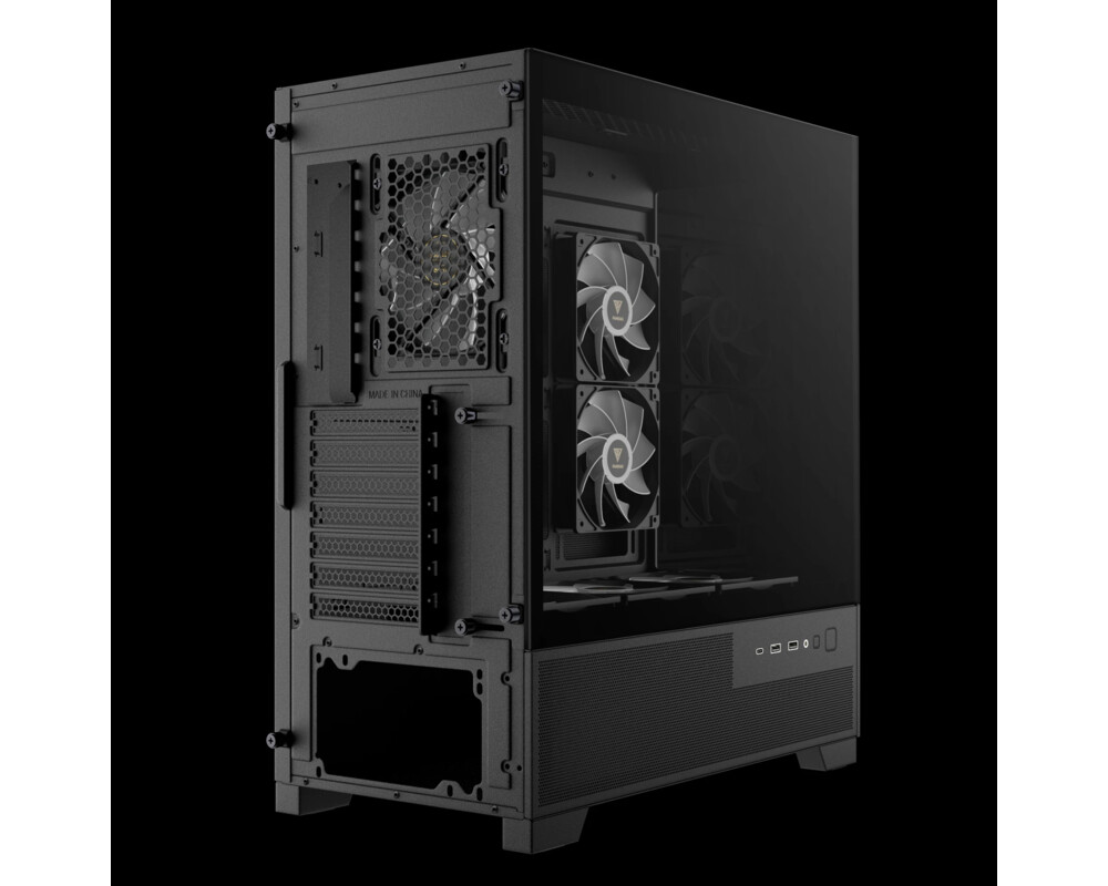 Кутия Gamdias mATX - AURA GC12 ARGB BK - 6 x 120 mm A-RGB 8