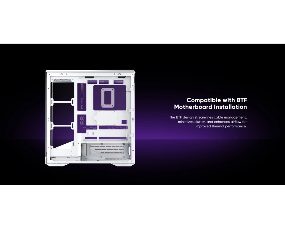 Кутия 1stPlayer ATX - GM7 Black - 4 x 120 mm A-RGB fans included 9