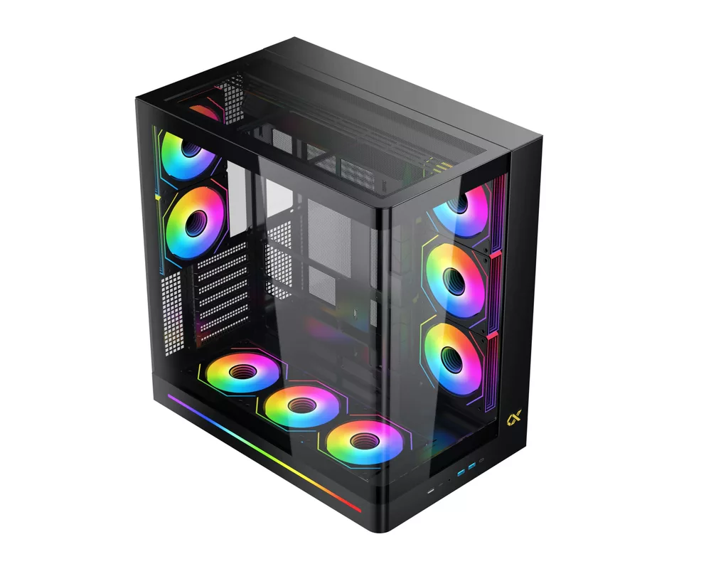 Кутия Xigmatek E-ATX - PANO II AIR - 8 ARGB Fa... 2