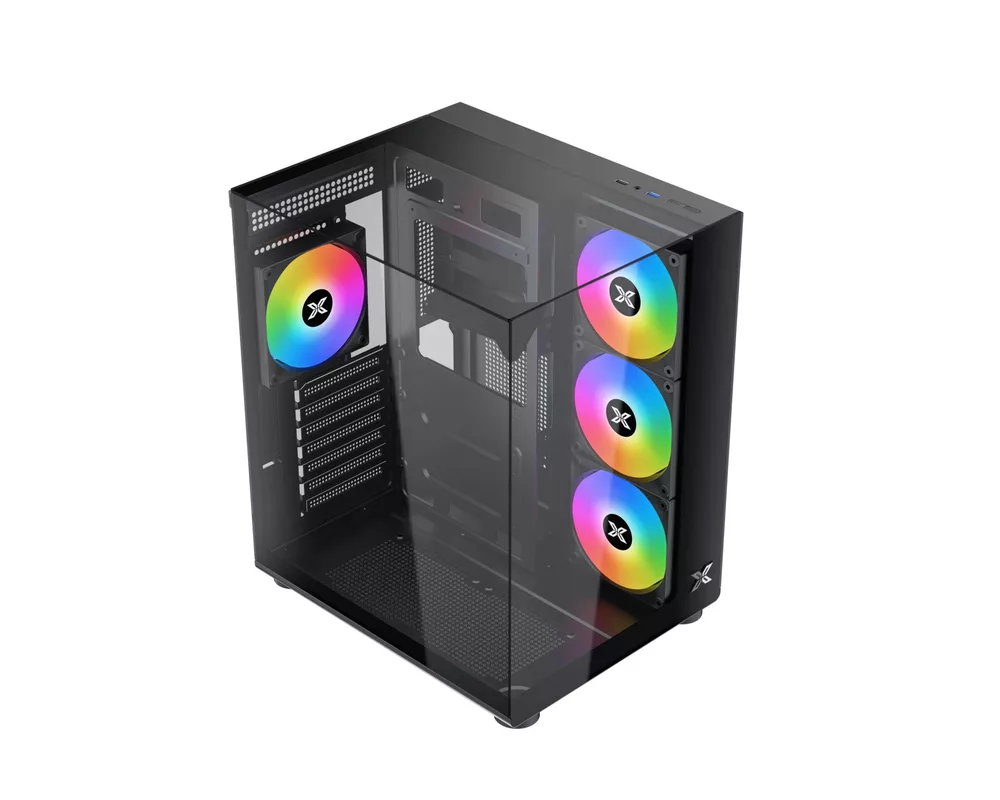Кутия Xigmatek ATX - Aqua Compact - 4 ARGB Fan... 2