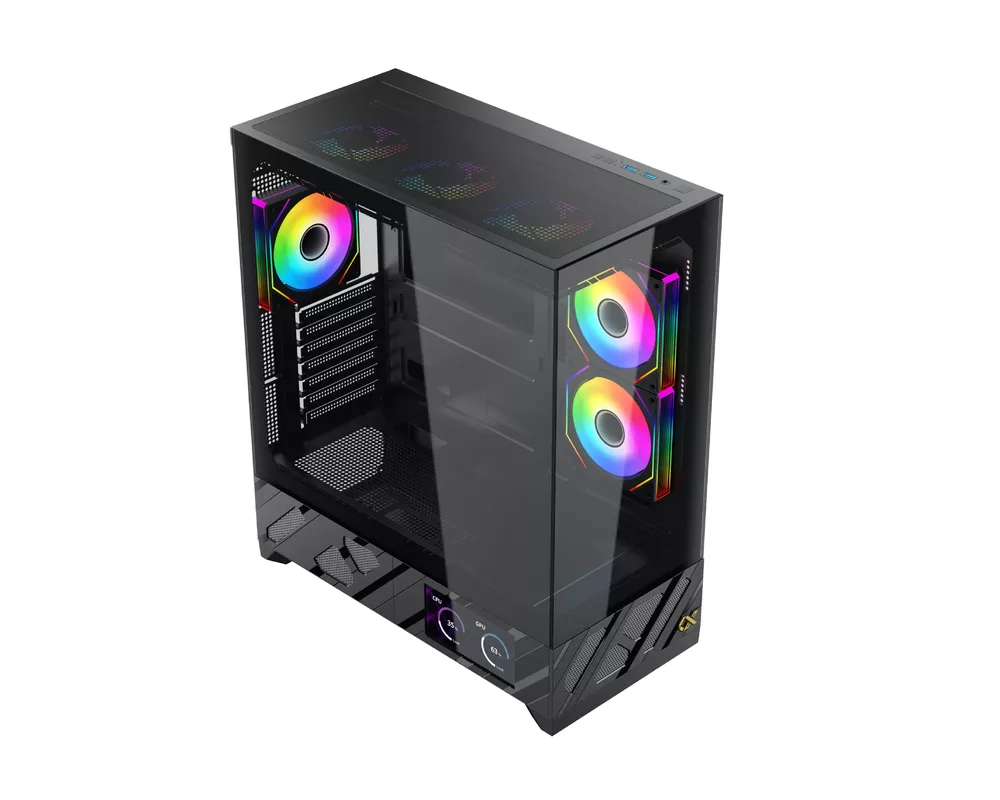 Кутия Xigmatek E-ATX - Alphard Pro - 6 inch LCD Display 3