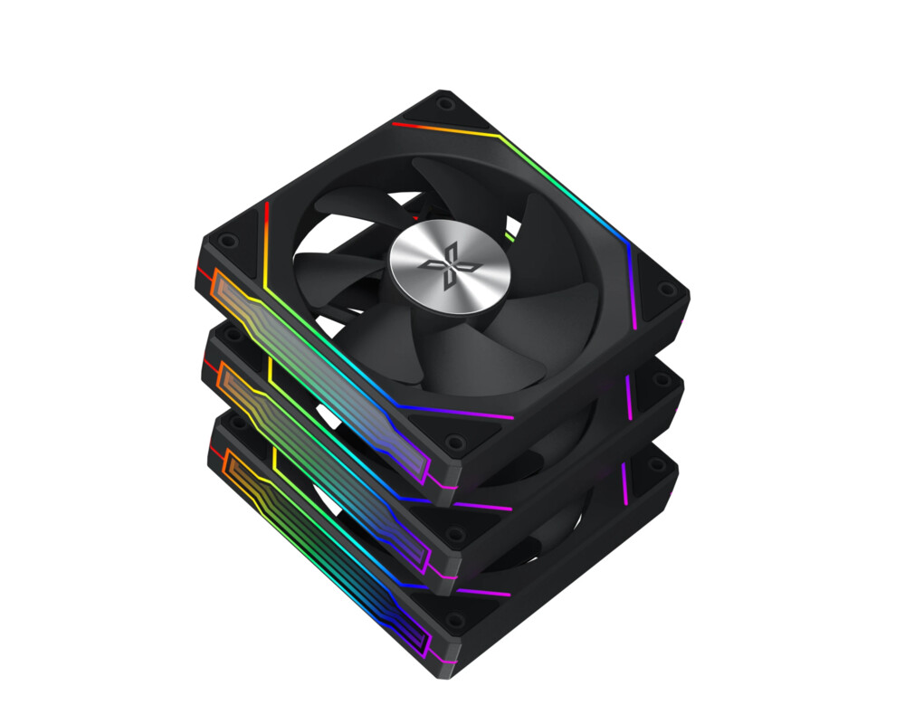 Вентилатор Xigmatek Комплект вентилатори Pack 3-in-1 3x120mm - Infinity G22A - Infinity Mirror 4