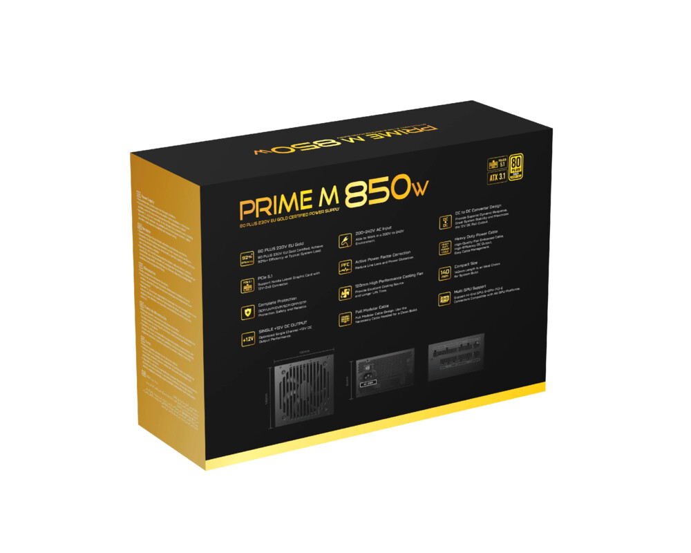 Захранване Xigmatek ATX 3.1 850W Gold 11