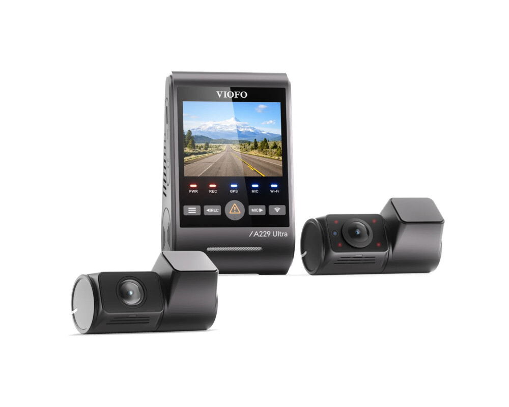 Видеорегистратор VIOFO Dash Cam A229 Ultra 3 Channel - 4K 2