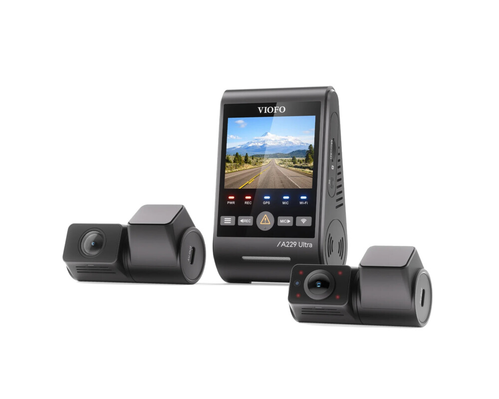 Видеорегистратор VIOFO Dash Cam A229 Ultra 3 Channel - 4K 3