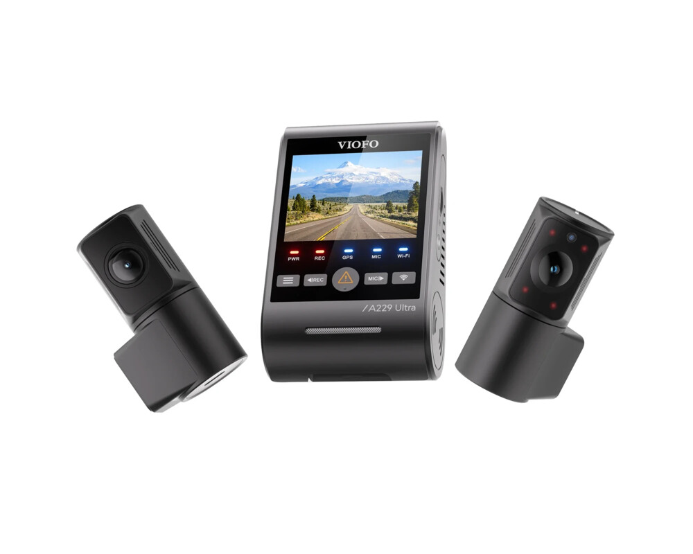 Видеорегистратор VIOFO Dash Cam A229 Ultra 3 Channel - 4K 5