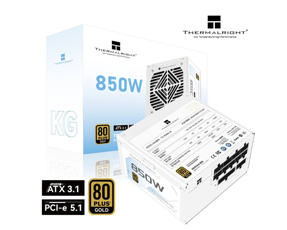 Захранване Thermalright ATX 3.1 850W Gold 5