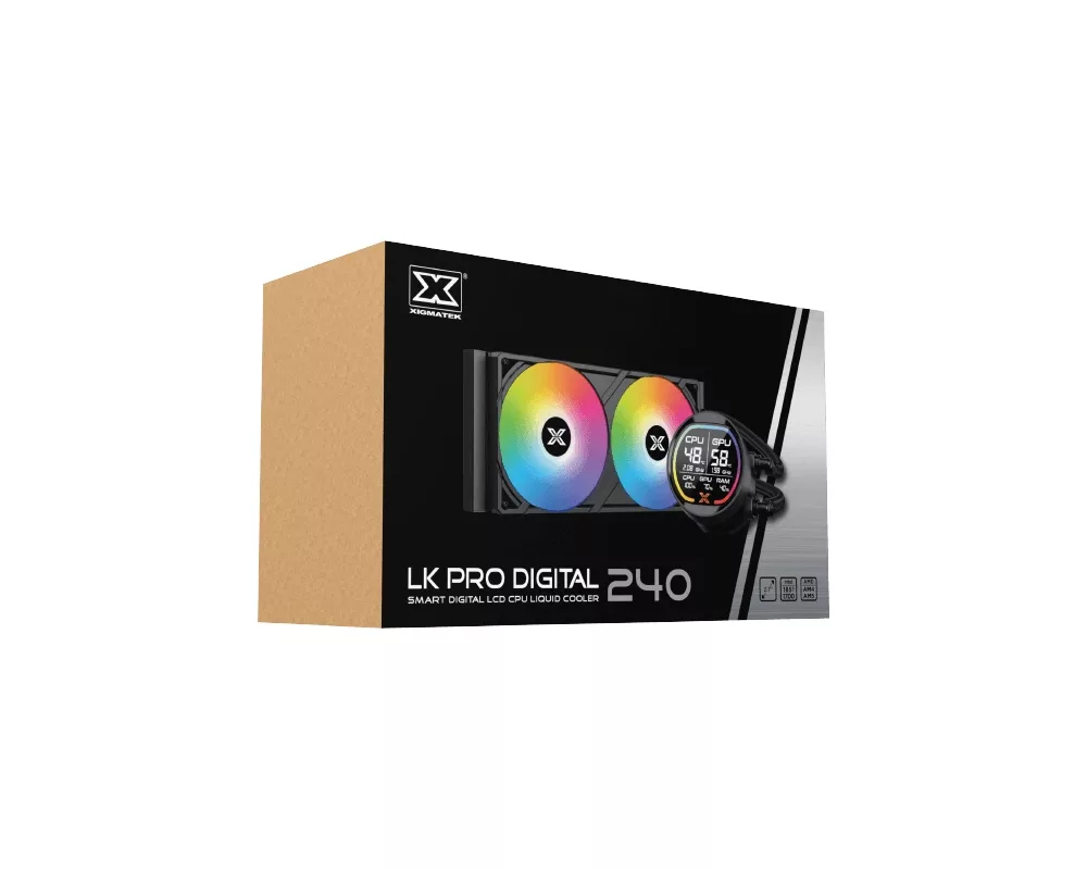 Охладител за процесор Xigmatek LK Pro 240 Digital 8