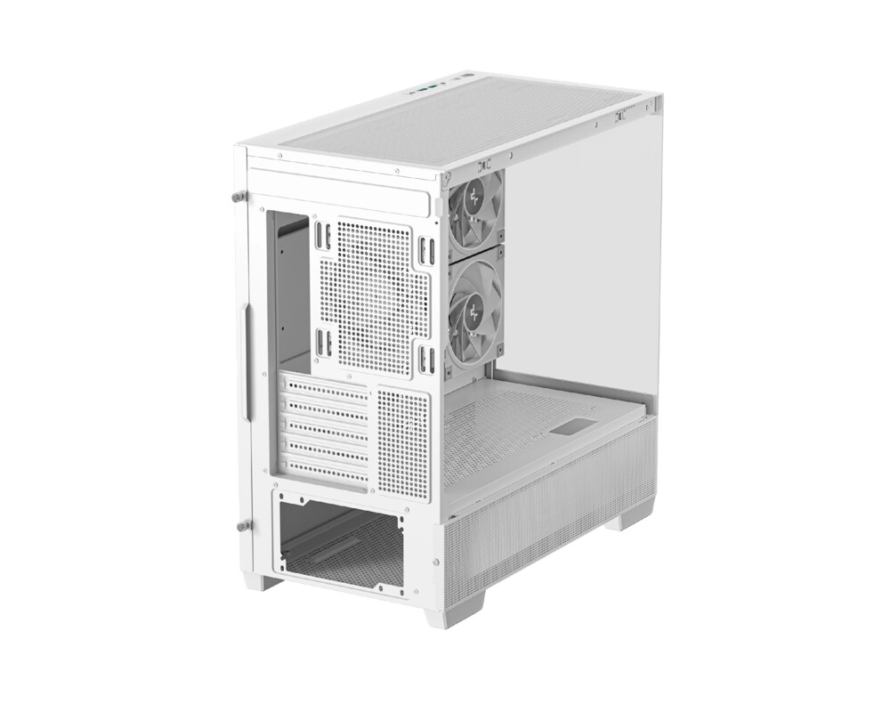 Кутия DeepCool ATX - CG380 3F WH - 3 ARGB Fans 6