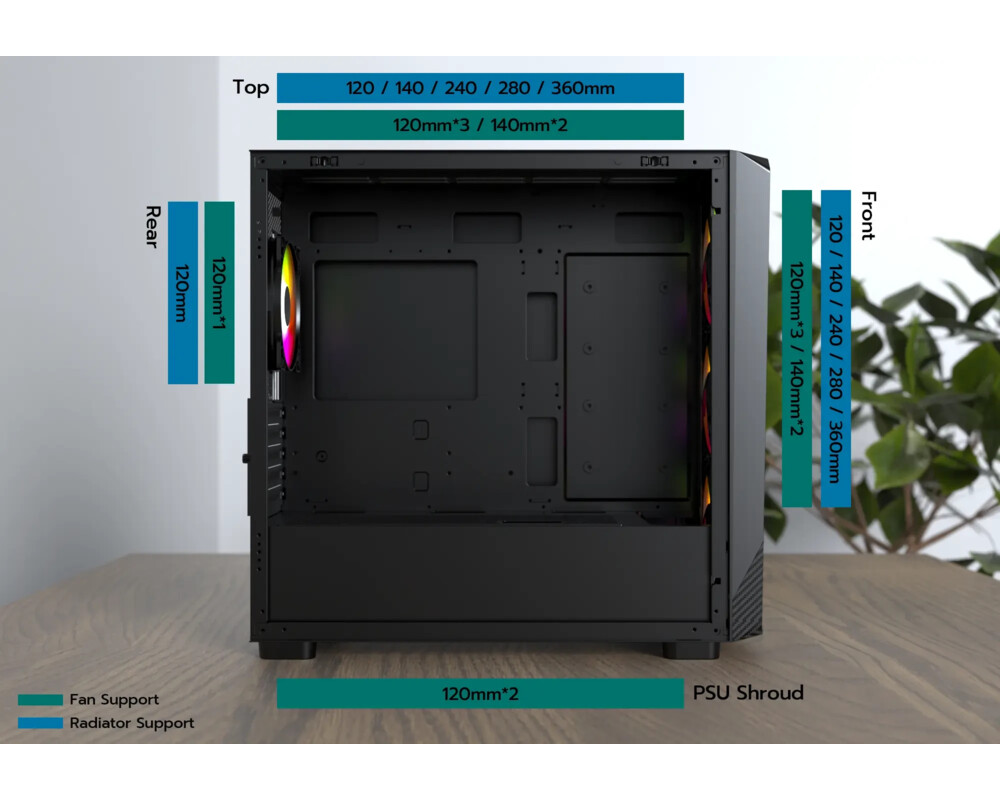 Кутия Montech mATX - X5M 10