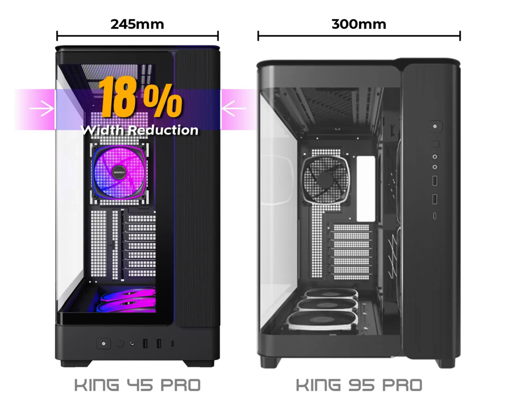 Кутия Montech ATX - KING 45 PRO 11