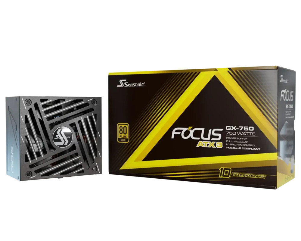 Захранване Seasonic ATX 3.1 750W Gold - FOCUS GX-75... 2