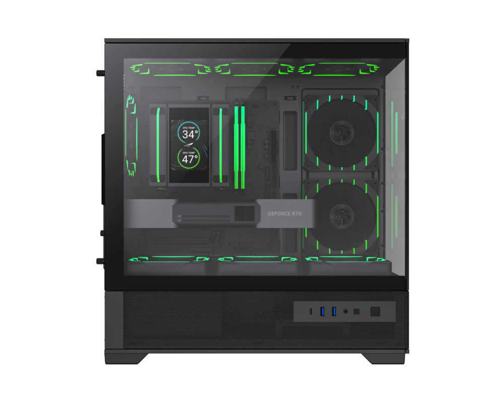 Кутия Gamemax EATX - Vista 2 MB - 3 x 120 mm A... 3