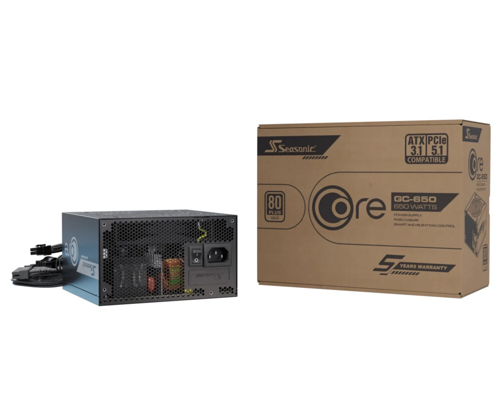 Захранване Seasonic ATX 650W Gold - CORE GC-650 - S... 15