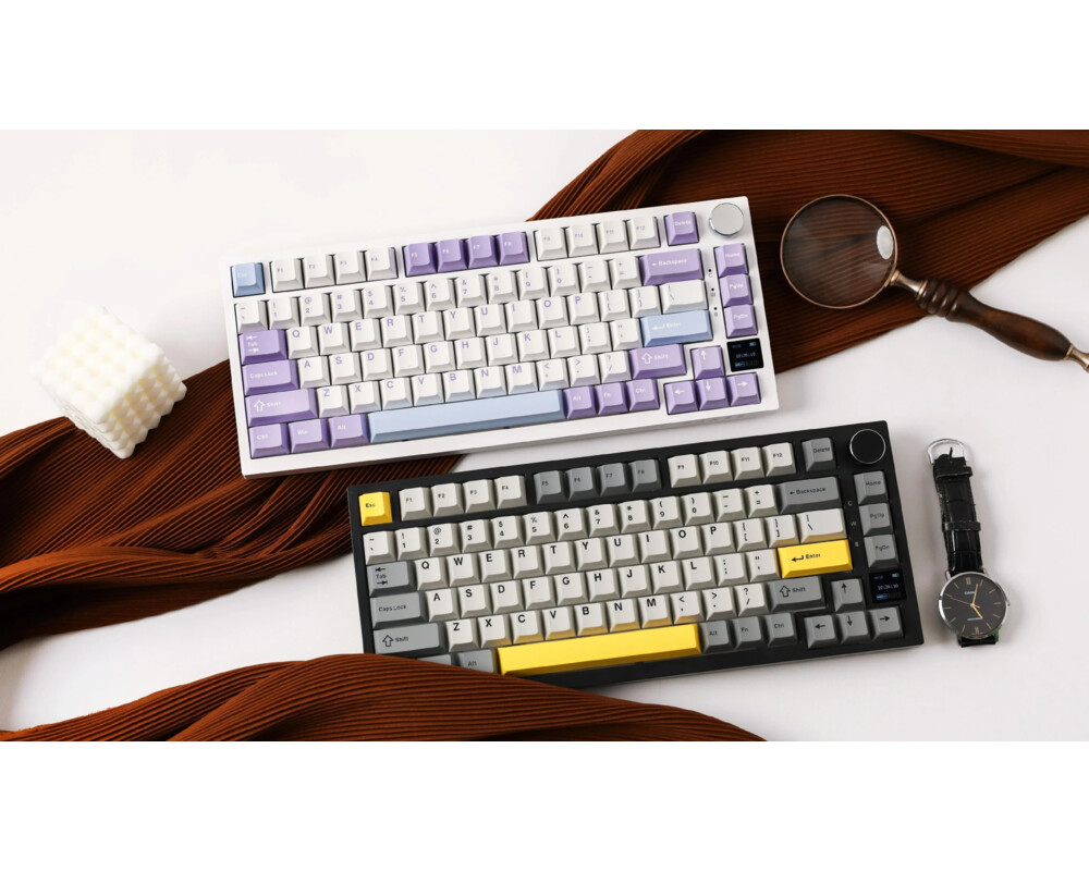 Клавиатура Ajazz геймърска механична клавиатура Wireless Gaming Mechanical Keyboard AK820 PRO - Flying Fish [Linear] 8
